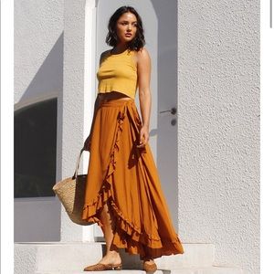 Rove Byron bay wrap skirt